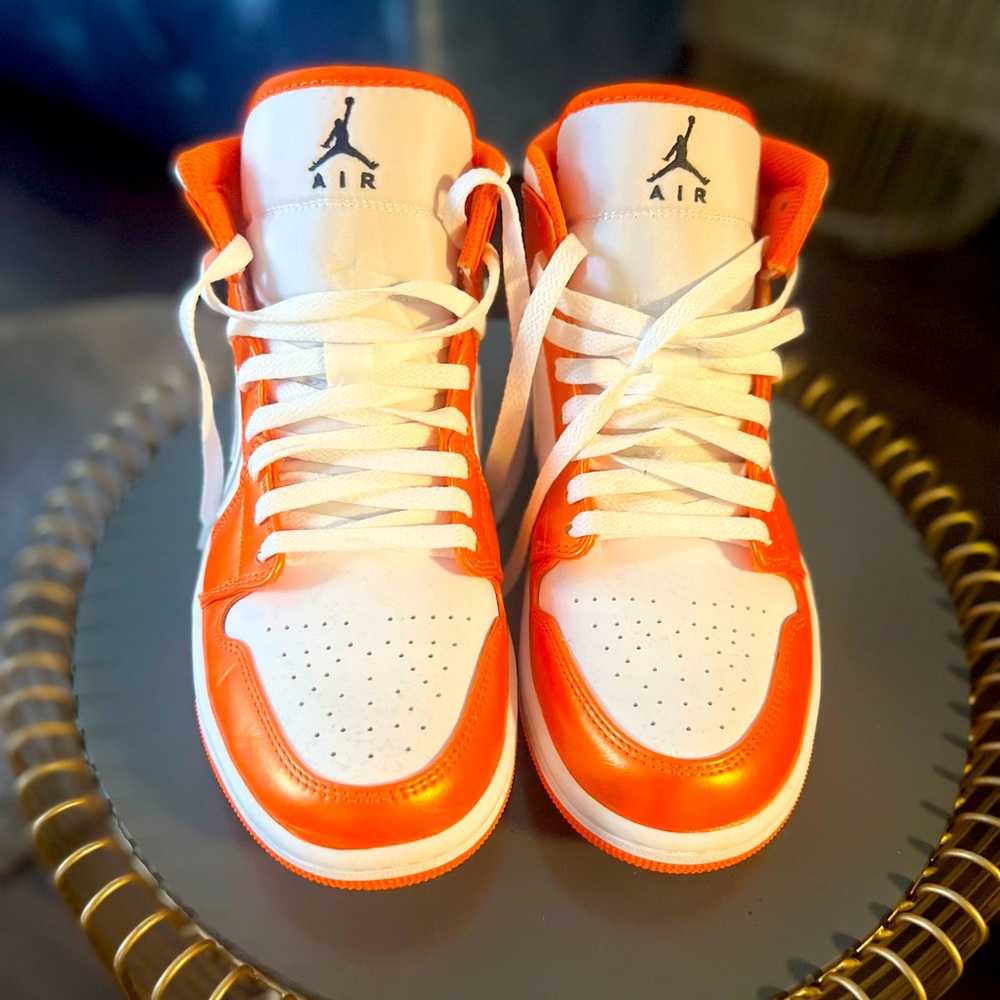 Jordan 1 Mid
Metallic Orange (GS) size US 8  - worn twice